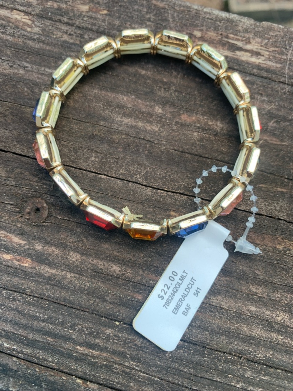 NWT Rhinestone stretch bracelet - Picture 9 of 9